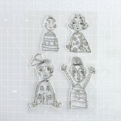 DIY Silicone Stamp Set for Girls, Holiday Card Making