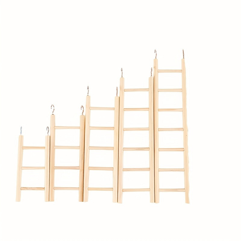 5pcs Parrot Wooden Toy Hamster Climbing Ladder