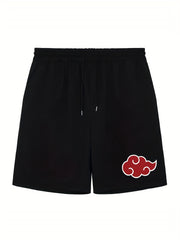 Men's Comfy Solid Drawstring Shorts - Summer Casual Style