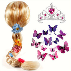 Blonde Princess Wig with Tiara for Girls