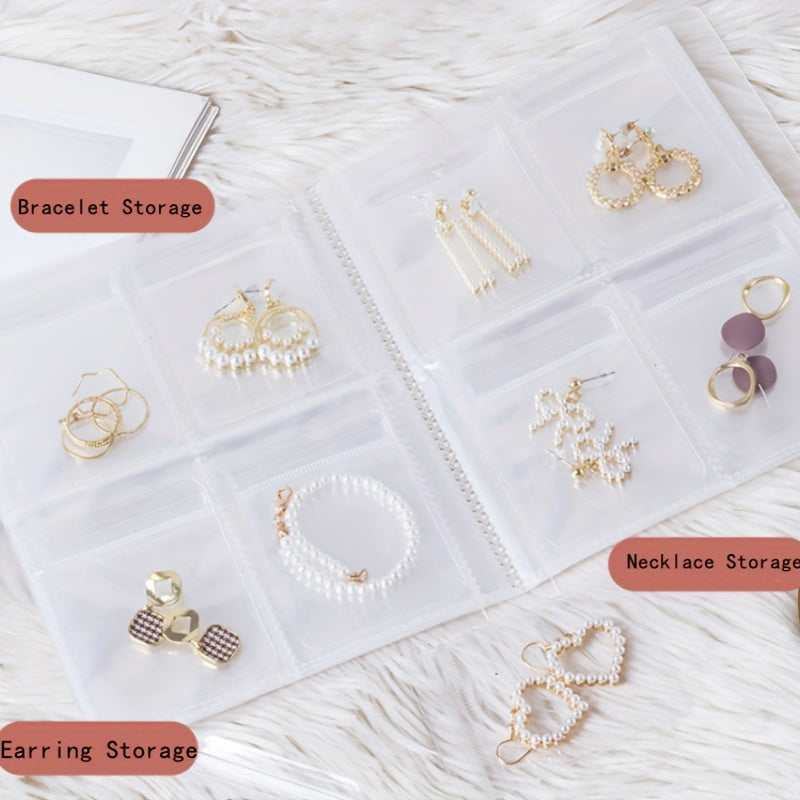 Transparent Jewelry Storage Pouch Dustproof Travel Bag