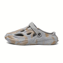 Men's Lightweight Comfy Clogs Hollow Out Non slip Sandals Summer