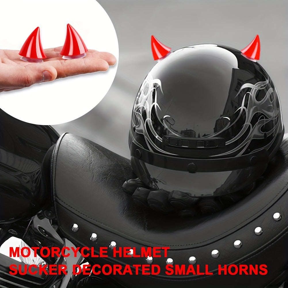 2pcs Helmet Corner Rubber Horn Decoration Motocross Off Road Helmet