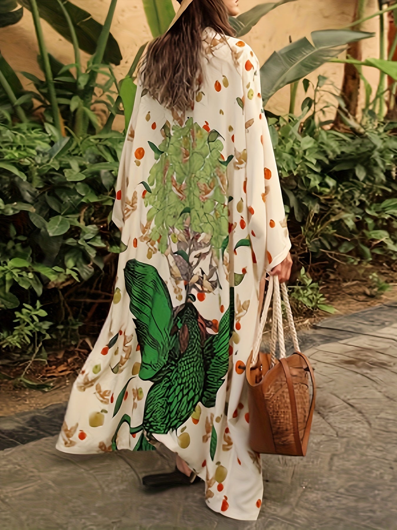 Boho Style Beachwear Kimono Women's Swimwear & Clothing