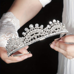 Baroque Wedding Crown & Queen Crowns & Tiara Rhinestone Bridal Wedding Crowns