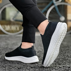 Women's Letter Slip on Casual Sneakers Mesh Breathable Sporty Outd
