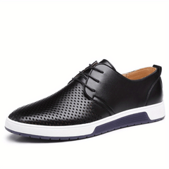 Men's Casual Lace Up Sneakers, Breathable Summer Shoes
