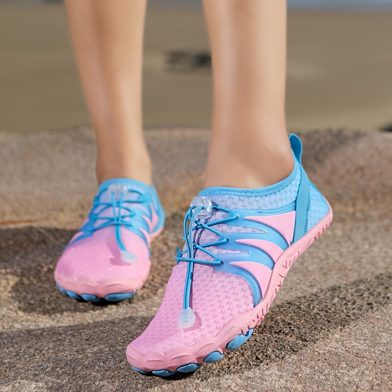 Non Slip Flat Wading Sneakers Beach Shoes For Swimming Surfing Diving Women's
