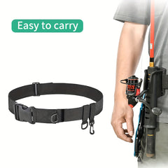Portable Plug in Fishing Rod Holder Universal Belt Rod Rack