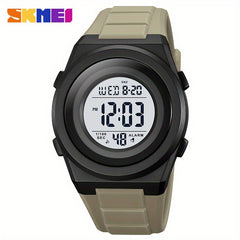 Sports Electronic Watch Waterproof Round Wrist Watch Men's Accessories