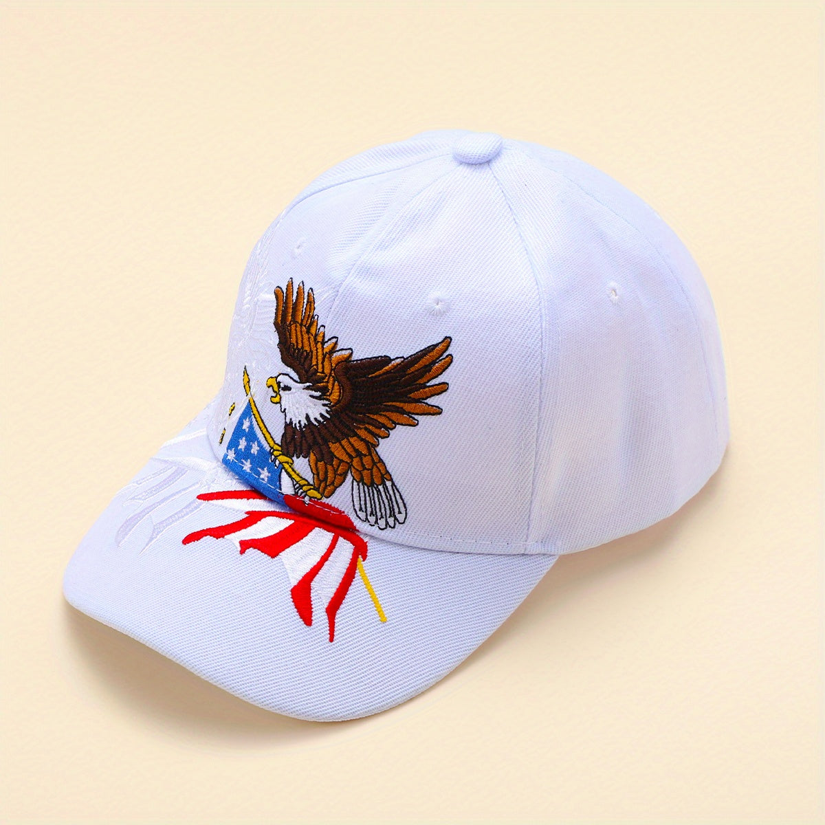 Men's Eagle American Flag Embroidered Baseball Cap