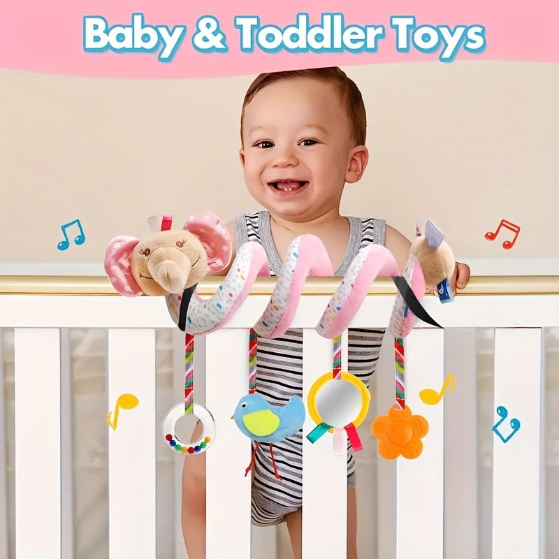 Infant Animal Bed Around Toy Plush Car Hanging Spiral Bed Hanging Toy