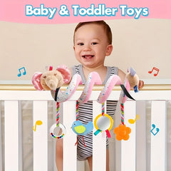 Infant Animal Bed Around Toy Plush Car Hanging Spiral Bed Hanging Toy