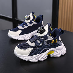 Boy's Reflective Chunky Shoes With Rotating Buckle