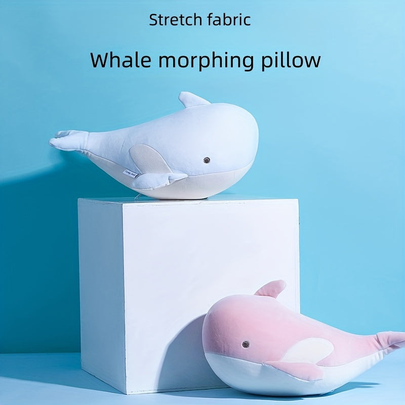 Whale Cartoon U-shaped Pillow for Home & Outdoor Use