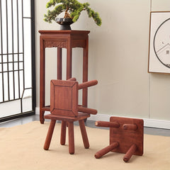 Antique Small Wooden Stool Shoe Changing Stool Solid Wood Stool