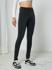 High Stretch Skinny Jeans Slim Fit High Waist Versatile Denim Pants