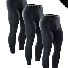 Men's Compression Leggings with Quick Dry Technology