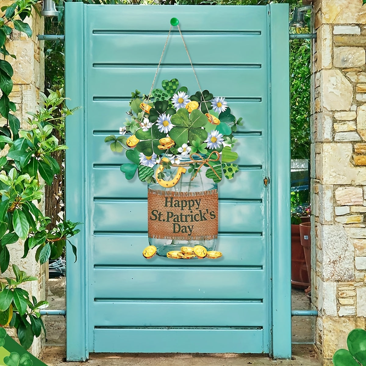 St Patrick's Decoration Door Sign Hanging Ornament Irish Outdoor Porch Layout