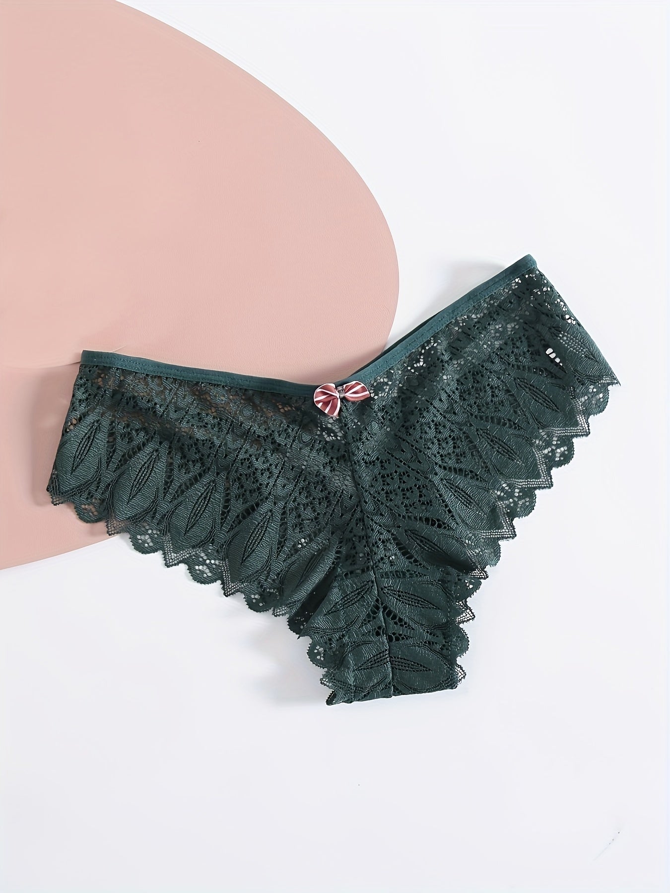 4pcs Strappy Hipster Panties Sheer Skin-friendly Underwear Lingerie
