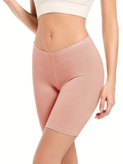 Women's High Waist Mid Thigh Active Boy Shorts