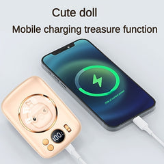 3600mAh Portable Mini Heater with Dazzling Light & USB Charging