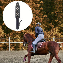 Durable Riding Crop PU Leather Paddle Racing Horses Training