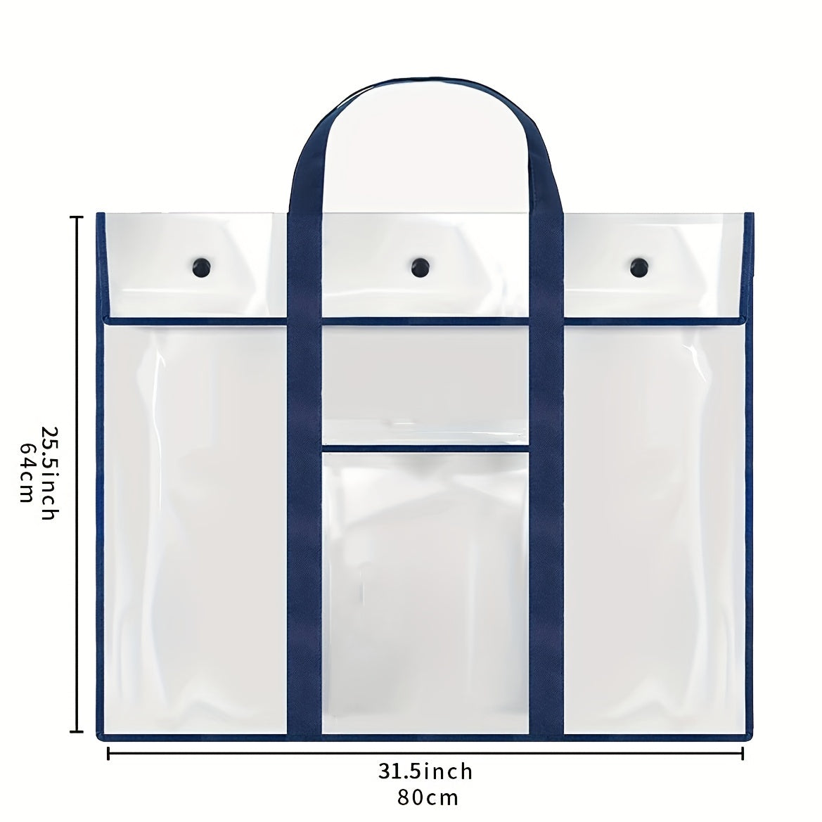 Oversized Clear Bag Bulletin Board Poster Storage PVC Storage