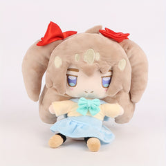 Neuro Sama Plush Toy Anime Girl Stuffed Animal with Red Bow & Dress Soft Plushie