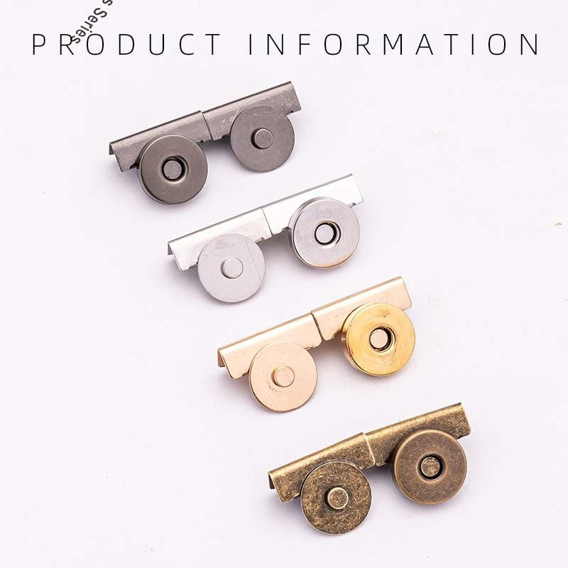 Magnetic Snap Fasteners for Bags 4 Colors Seamless Closure DIY Craft Accessories