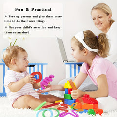 20pcs Pop Tube Fidget Toys & Party Supplies for Stress Relief Puzzle Learning