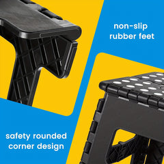 Thickened Plastic Folding Stool Adult Outdoor Portable Small Stool