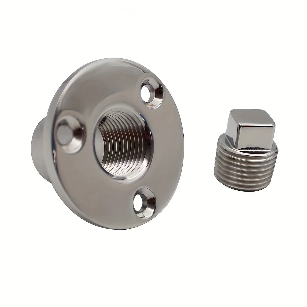 Marine 316 Stainless Garboard Drain Plug - Boat Water Damage Protection