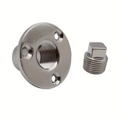 Marine 316 Stainless Garboard Drain Plug - Boat Water Damage Protection