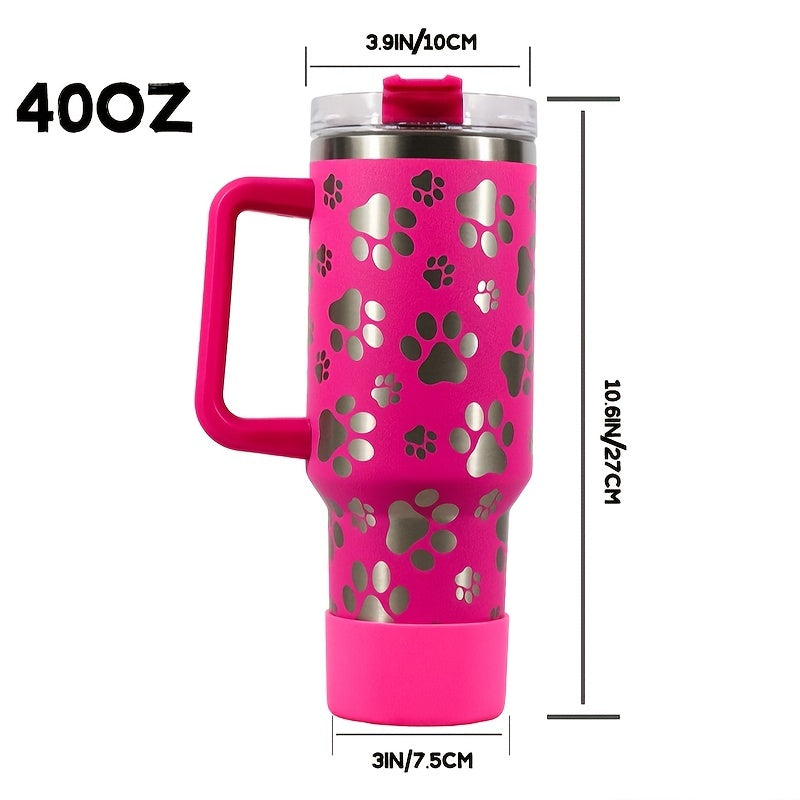 40oz Cat Claw Insulated Tumbler Stainless Steel