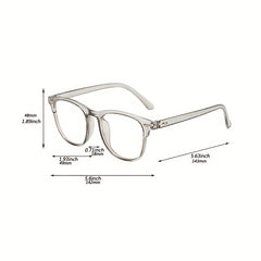 Vintage Stylish Square Glasses Women Light Blocking Work from Home