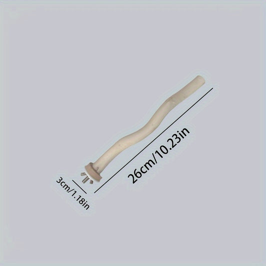 Solid Wood Bird Stand Stick Parrot Curved Station Rod for Pet Bird