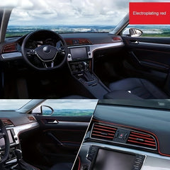 Flexible Car Moulding Strips 118in 3m Trim Dashboard Door Cover Auto Styling