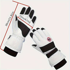 Winter Windproof Outdoor Gloves Waterproof Thicken Gloves With Velvet