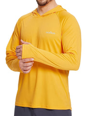 Men's UPF 50 Sun Protection Hoodie Long Sleeve SPF UV Quick Dry Lightweight