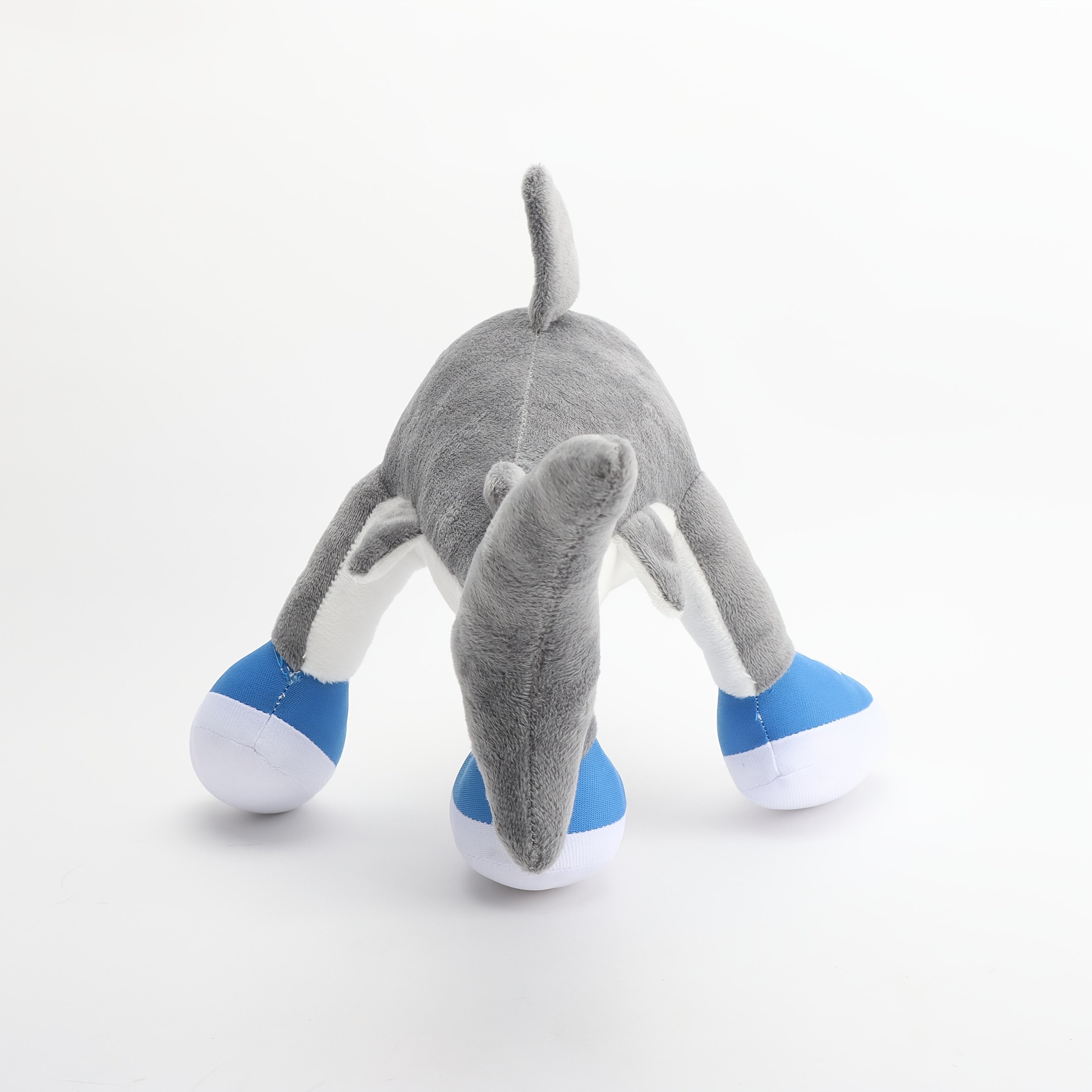 Soft Plush Shark Toy Sneaker Clad Funny Companion Doll Gift