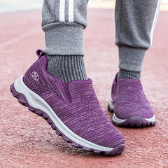 Women's Lightweight Slip On Walking Shoes Breathable Mesh Casual Sneakers