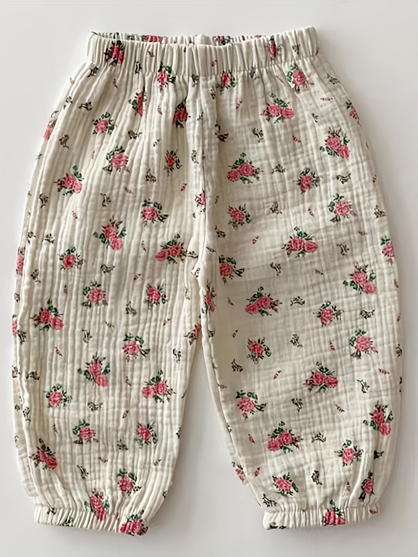 Baby's Love Graphic Trousers Loose Casual Pants