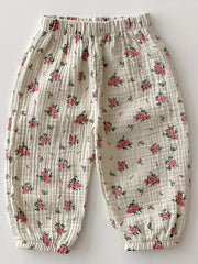 Baby's Love Graphic Trousers Loose Casual Pants