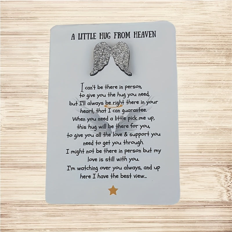Men's Wooden Memorial Pocket Token Thoughtful Gift for Loss & Remembrance
