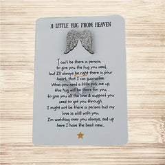 Men's Wooden Memorial Pocket Token Thoughtful Gift for Loss & Remembrance