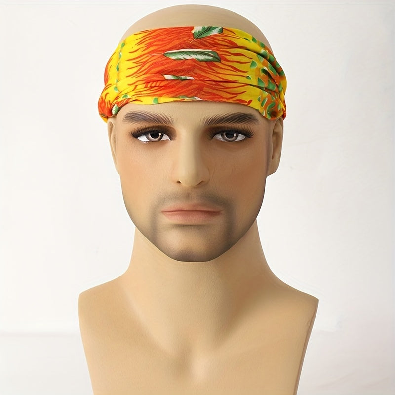 Men's Orange Neck Gaiter for Sports