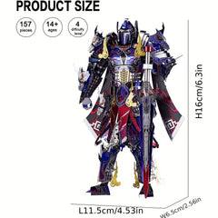 Piececool Mecha 3D Metal Puzzle Kit 157pcs DIY Brain Teaser