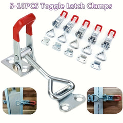 10pcs Adjustable Toggle Clamp Heavy Duty Latch for Door Box Case Trunk Lid Jig