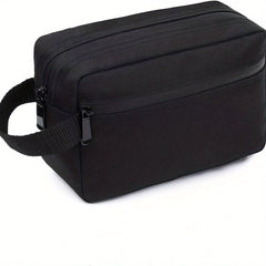 Waterproof Travel Toiletry Bag Divider Handle Shaving Brush Tools